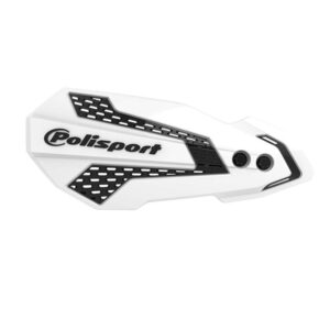 POLISPORT MX Flow Handprotectoren - weiß/schwarz 1109868004