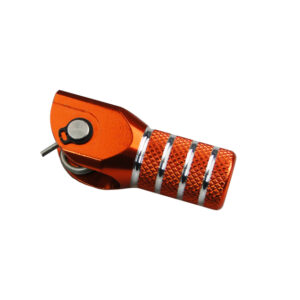 SCAR Schalthebel schwarz matt/Endstück orange KTM SX65 1081952001 - 3