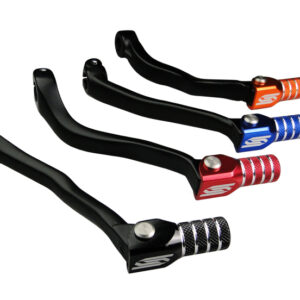SCAR Schalthebel schwarz matt/Endstück orange KTM SX65 1081952001 - 5