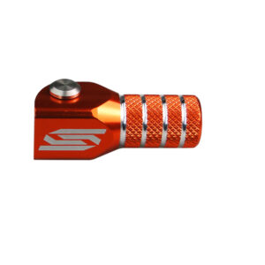 SCAR Schalthebel schwarz matt/Endstück orange KTM SX65 1081952001 - 6