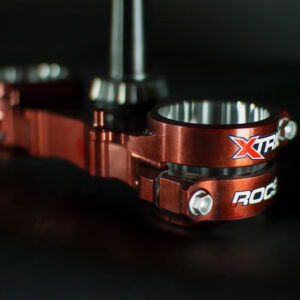 XTRIG Rocs Dreifachschelle Offset Ø22mm Orange KTM/Husqvarna 1081072001-3