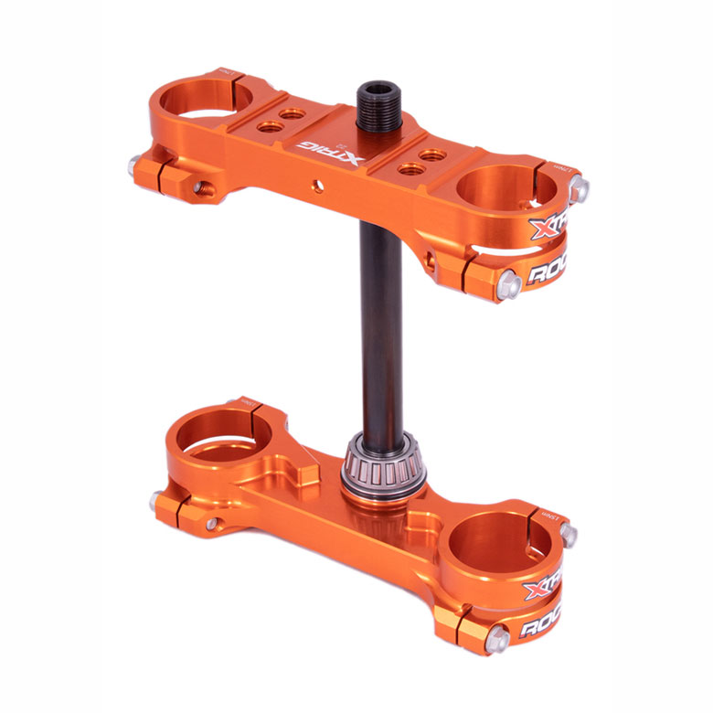 XTRIG Rocs Tech Triple Clamp Offset 22 mm - Orange KTM SX65 1105921-1