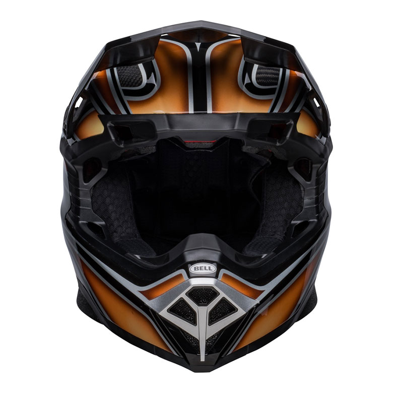 BELL Moto-10 Spherical Helm Solid - Schwarz/Kupfer