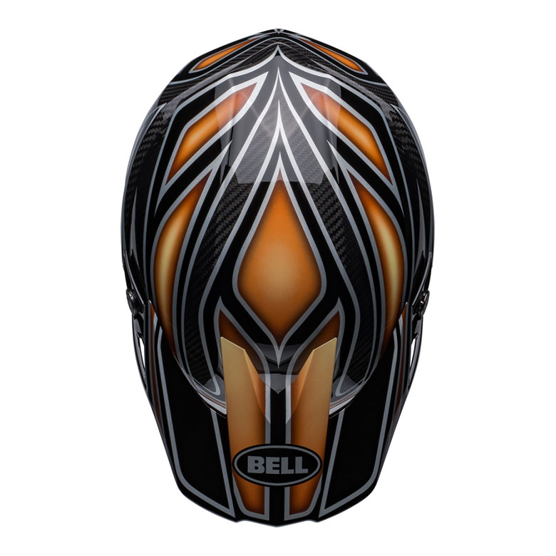 BELL Moto-10 Spherical Helm Solid - Schwarz/Kupfer 9