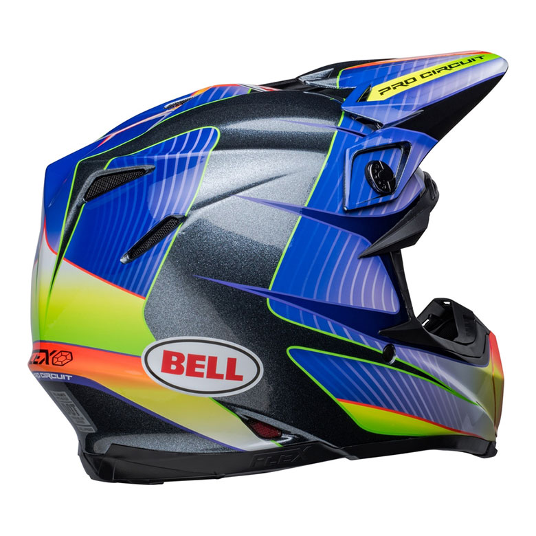 BELL Moto-9s Flex Pro Circuit 23 Helm - Silber Metallic Flake 8007491002 4