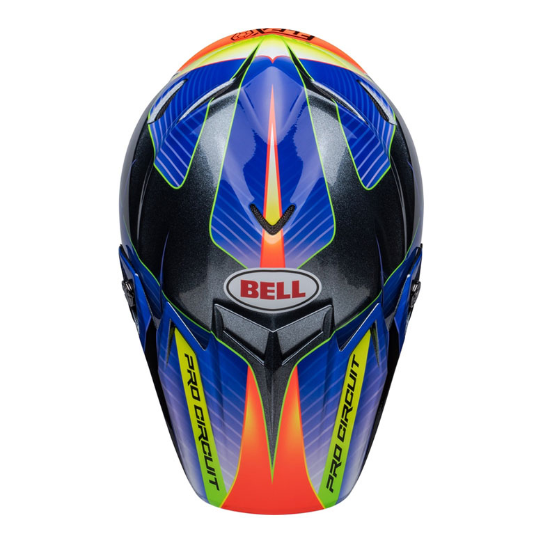 BELL Moto-9s Flex Pro Circuit 23 Helm - Silber Metallic Flake 8007491002 9