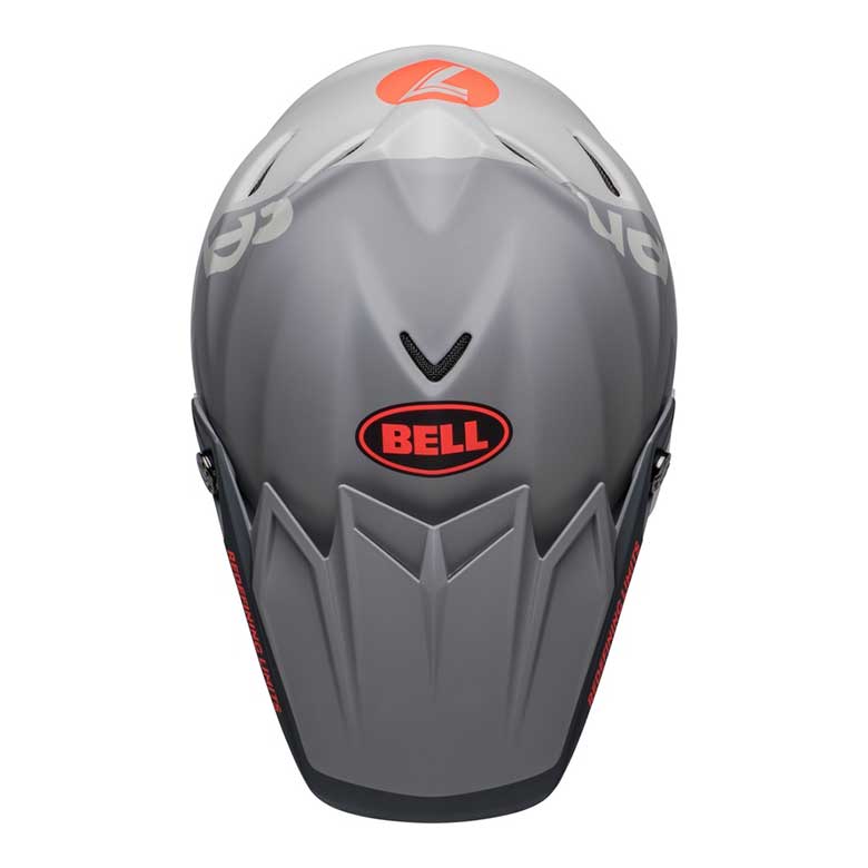 BELL Moto-9s Flex Seven Vanguard Helm - Matte Kohle/Orange 8