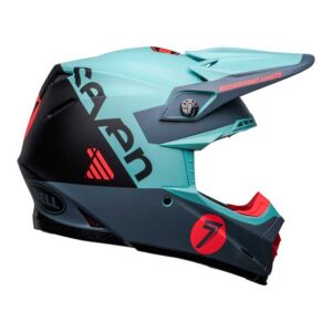 BELL Moto-9s Flex Seven Vanguard Helm - Mattes Aqua/Schwarz 5