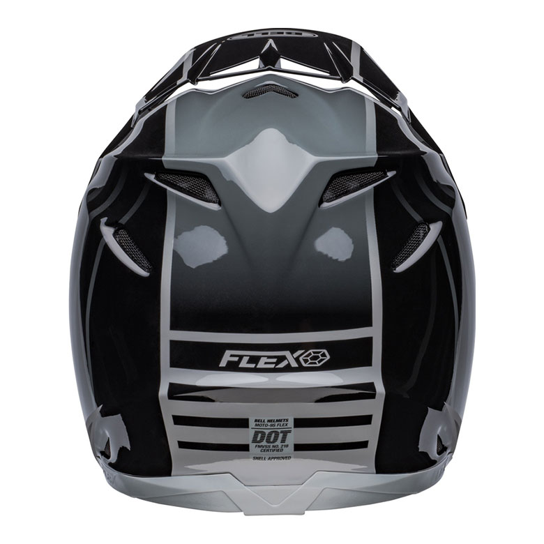 BELL Moto-9s Flex Sprint Helm - Matt/Glanz Schwarz/Grau 8
