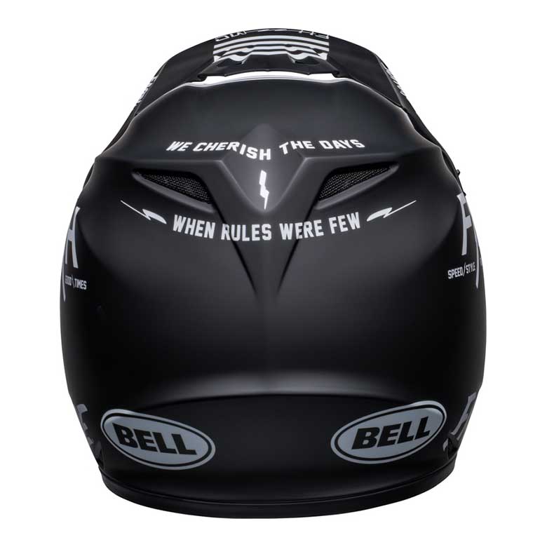 BELL MX-9 Mips Fasthouse Prospect Helm - Matt schwarz/Weiß 8