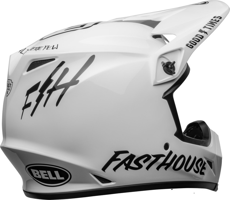 BELL MX-9 Mips Helm Fasthouse Gloss White/Black Größe M 4