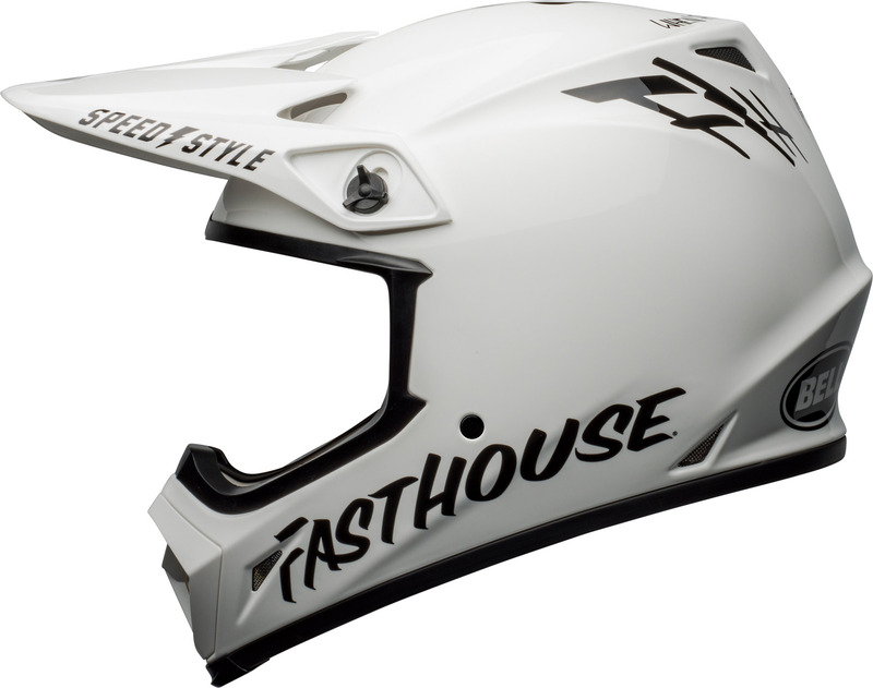 BELL MX-9 Mips Helm Fasthouse Gloss White/Black Größe M 5