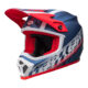 BELL MX-9 Mips Helm - Offset Matte Metallic Blue/White 1