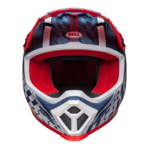BELL MX-9 Mips Helm - Offset Matte Metallic Blue/White 3