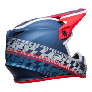 BELL MX-9 Mips Helm - Offset Matte Metallic Blue/White 7