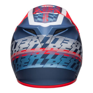 BELL MX-9 Mips Helm - Offset Matte Metallic Blue/White 8