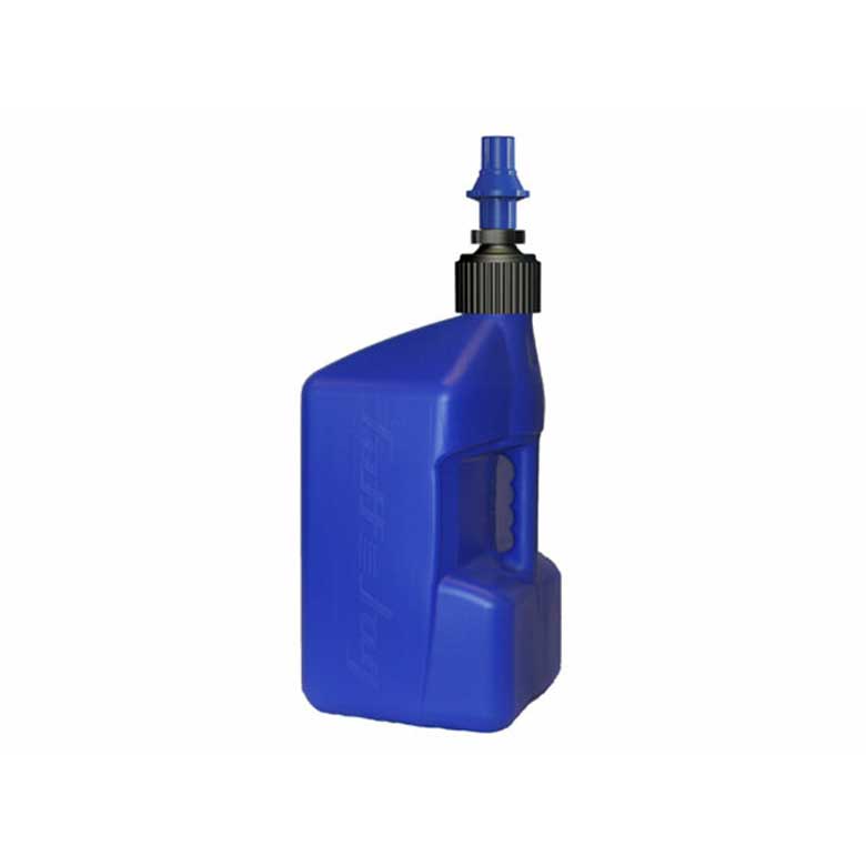 Benzinkanister Tuff Jug20l blau transparent - mit Schnellverschluss 1