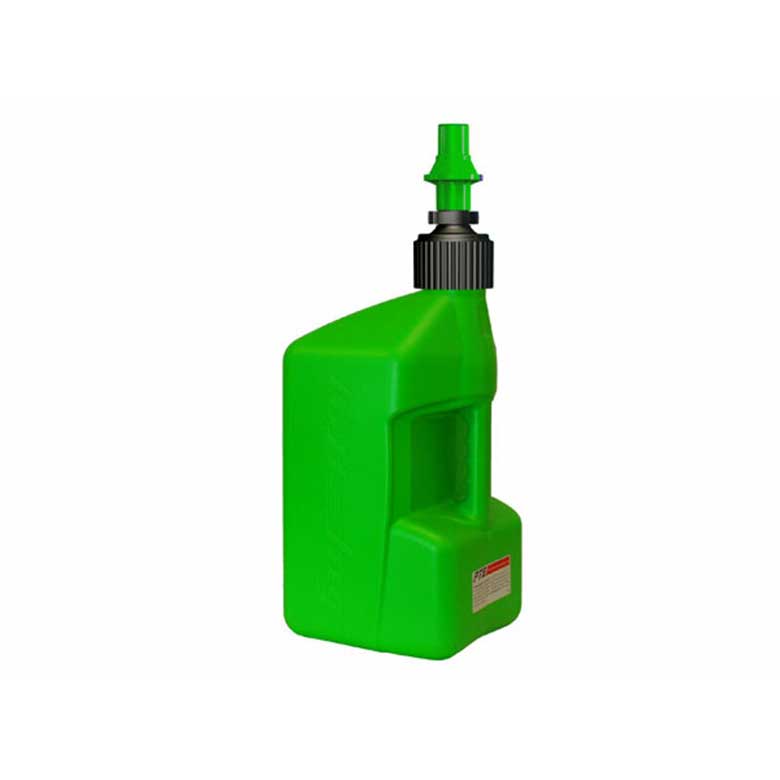 Benzinkanister Tuff Jug20l grün transparent - mit Schnellverschluss 1