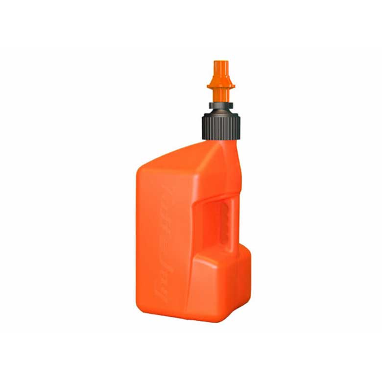 Benzinkanister Tuff Jug20l orange transparent - mit Schnellverschluss 1