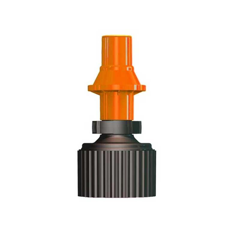 Benzinkanister Tuff Jug20l orange transparent - mit Schnellverschluss 2