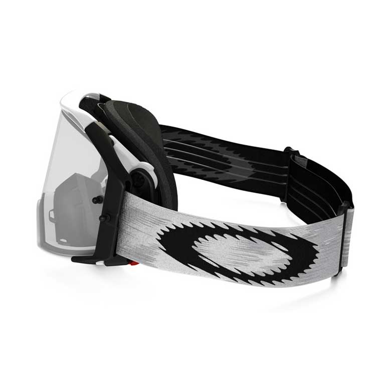 OAKLEY Airbrake Goggle Matte White Speed Clear Lens 3