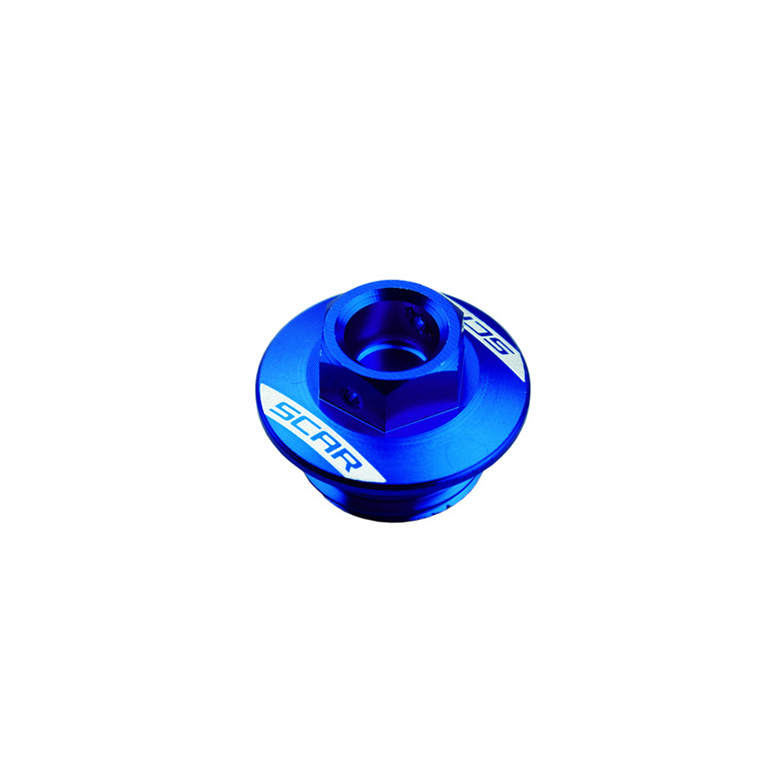 SCAR Öleinfüllschraube blau Husqvarna Sherco