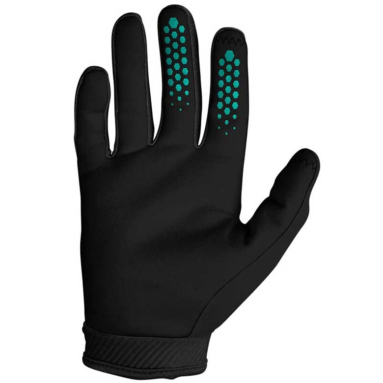 SEVEN Zero Kaltwetter Handschuhe - Schwarz/Aqua L 2