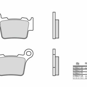 BREMBO Genuine Carbon Keramik Bremsbeläge - 07BB275A
