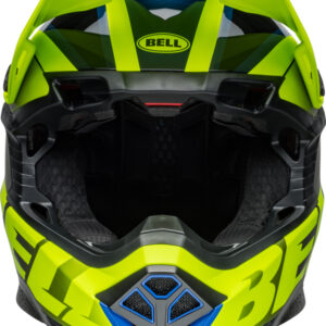 BELL Moto-10 Spherical Helm - Sliced Matte/Gloss Retina/Blue  in Größe XL