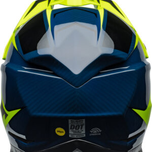 BELL Moto-10 Spherical Helm - Sliced Matte/Gloss Retina/Blue  in Größe XL
