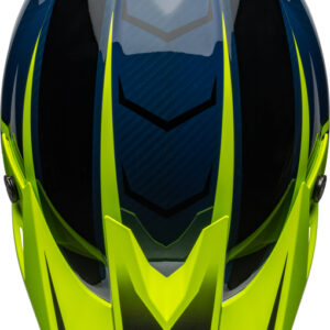 BELL Moto-10 Spherical Helm - Sliced Matte/Gloss Retina/Blue  in Größe XL