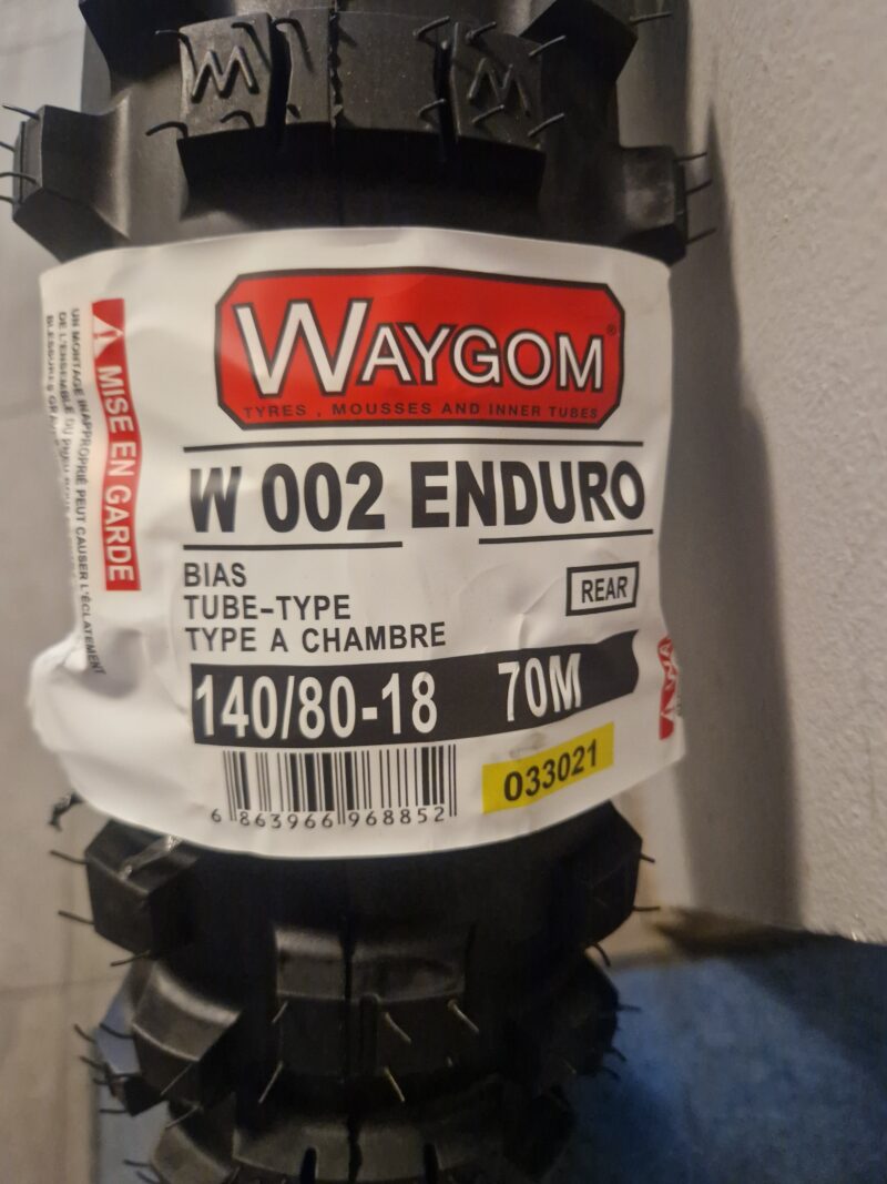 WAYGOM  Reifen 140/80-18 Enduro ABVERKAUFSPOSTEN