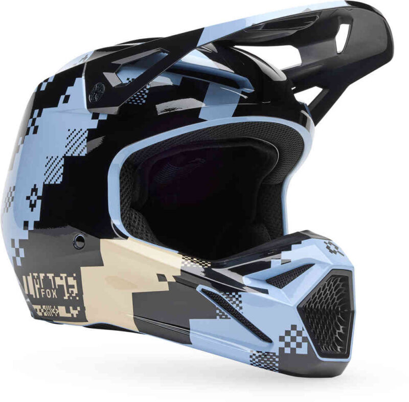 FOX V1 DIGI IMAGE HELMET [LT SLT] Large