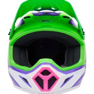BELL MX-9 Mips Helm - Jackal Gloss Hi-Viz Green Purple