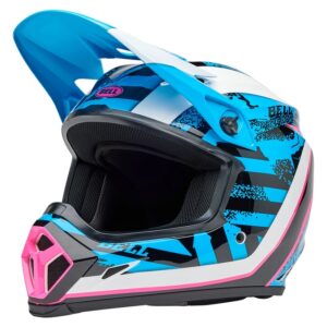 BELL MX-9 Mips Helm - Breakdance Gloss Blue/Pink