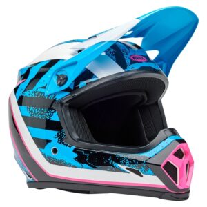 BELL MX-9 Mips Helm - Breakdance Gloss Blue/Pink
