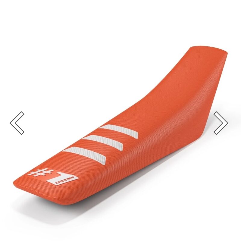 LIGHT RIB Seat Cover - Orange/White