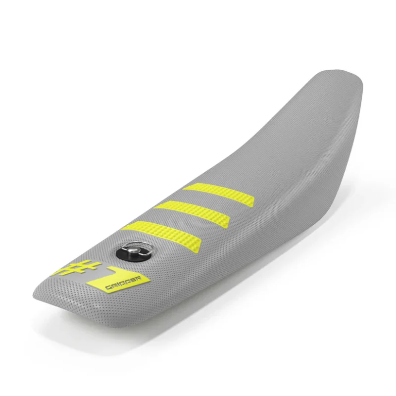 LIGHT RIB MINI Seat Cover - Light Grey/Neon Yellow