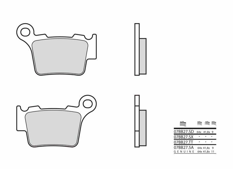 BREMBO Off-Road Sintermetall Bremsbeläge - 07BB27SX